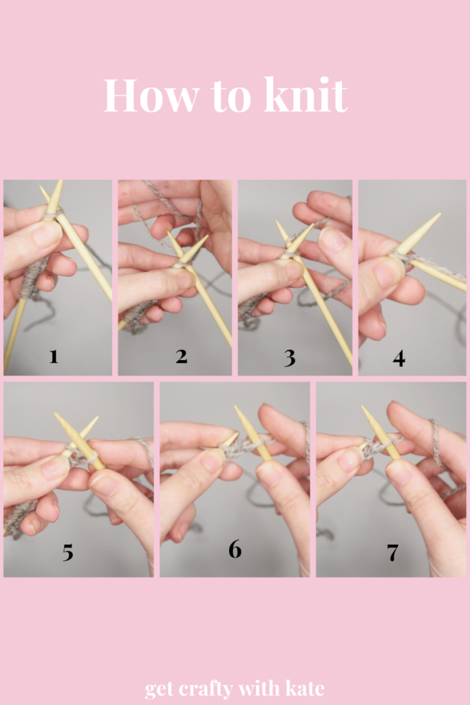 a how to knit guide